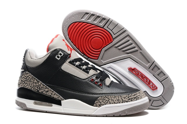 Retro Men Basketball Shoes Black 