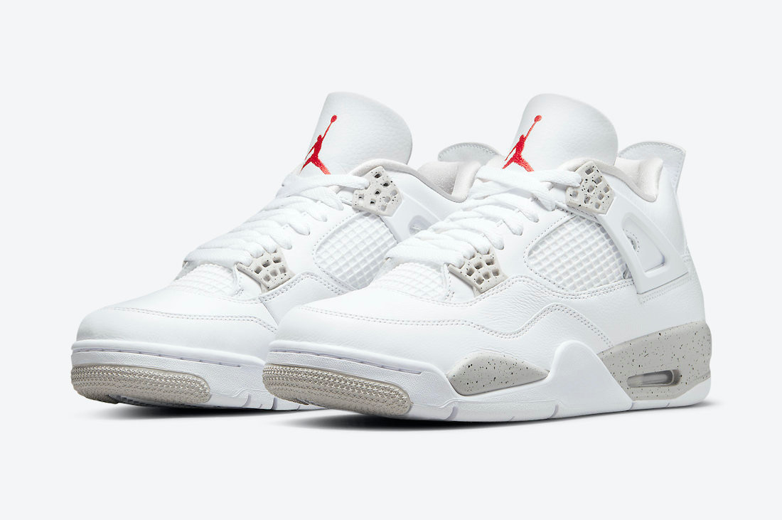 Air Jordan 4 IV White Oreo Tech Grey 
