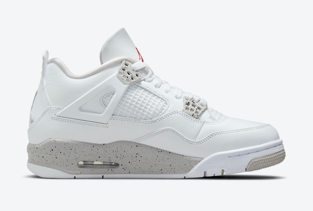 Air Jordan 4 IV White Oreo Tech Grey 