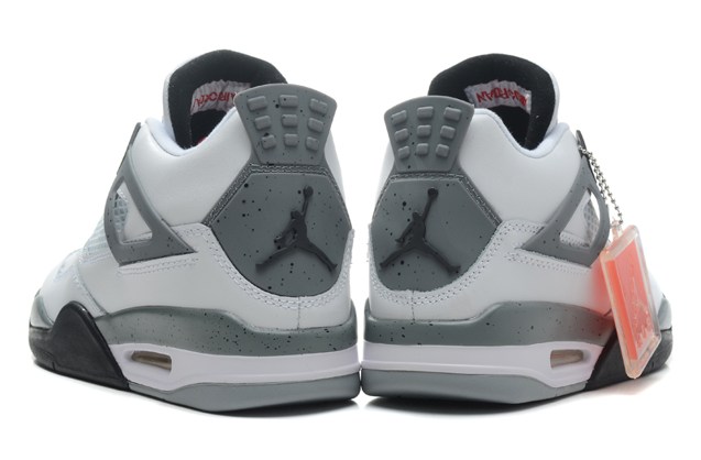 jordan retro 4 white grey