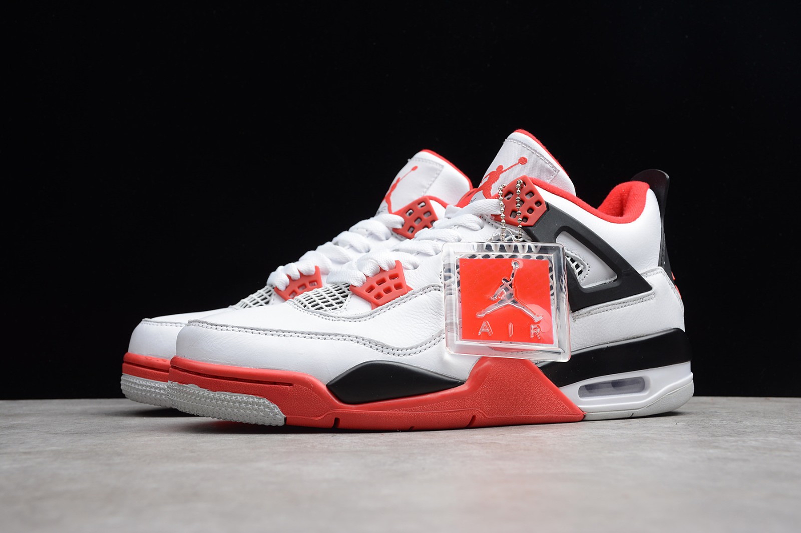 Jordan 4 retro white varsity red black clearance