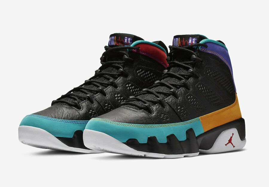 Jordan retro 9 black and hotsell yellow