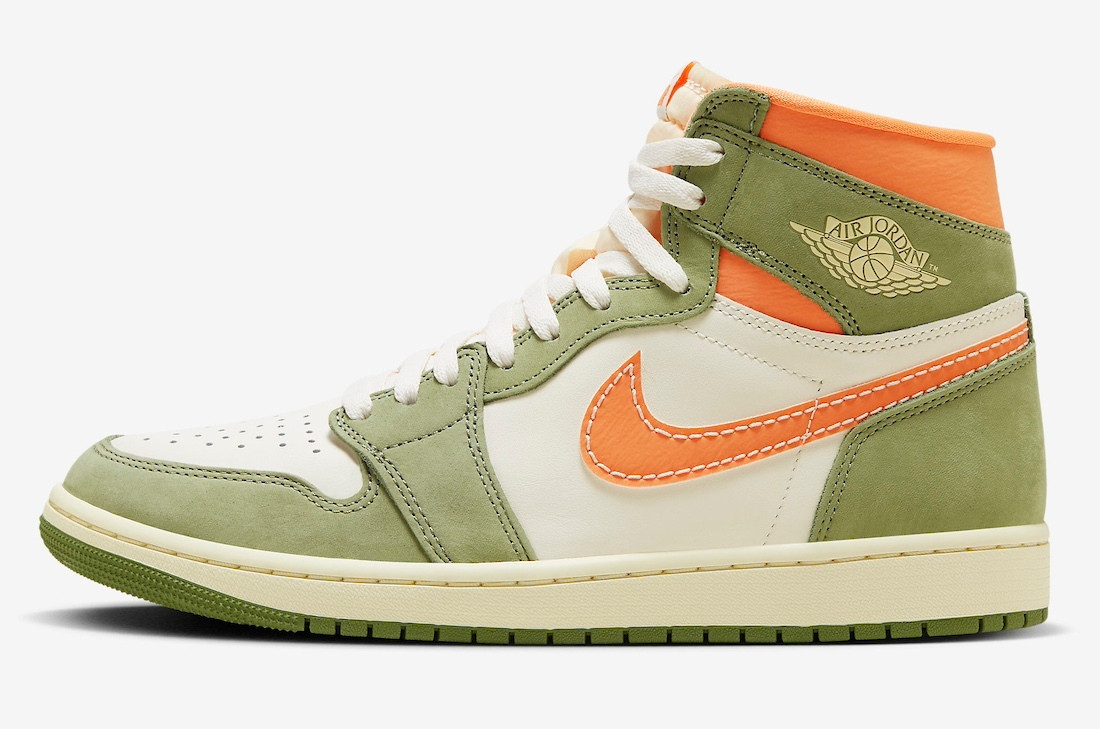 jordan 1 low coconut milk medium olive