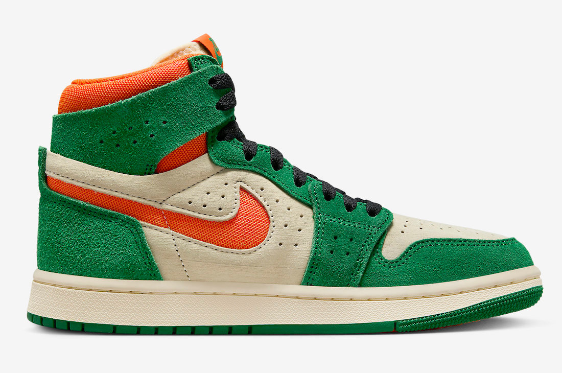 GmarShops Air Jordan I High Air Jordan 1 High Zoom CMFT 2 Pine Green Orange Blaze Muslin DV1305 308 Jordan x Union LA 13
