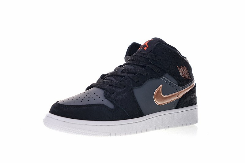 Jordan 1 black and rose gold clearance