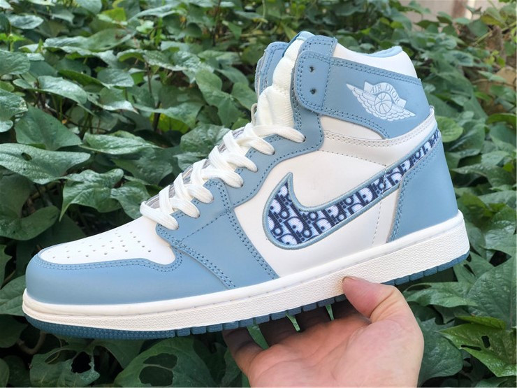 041 - Dior x Air Jordan 1 High White Blue Baskeball Shoes CN8607 -  StclaircomoShops - air jordan iv retro fire red