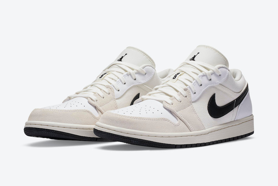 RvceShops - Jordan 1 bio hack мужские кроссовки - 100 - Air Jordan 1 Low  Astrograbber White Black Chateau DC3533