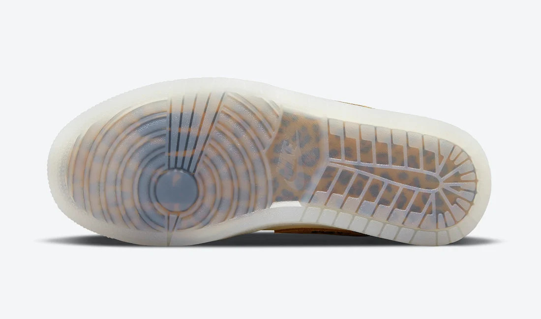 Air Jordan 1 Low SNKRS Day Leopard Drop Wheat Lemon Chiffon DN6998-700 - Sepkicks