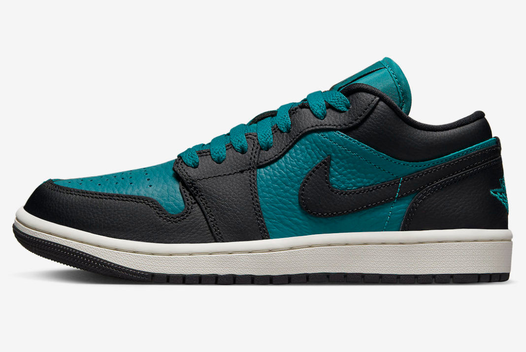 RvceShops - Air Jordan 1 Low Split Bright Spruce Black Sail DR0502 - 300 -  Nike Air Jordan 1 Low G Golf Weiß Größe UK 7.5 US 8.5 EUR 42