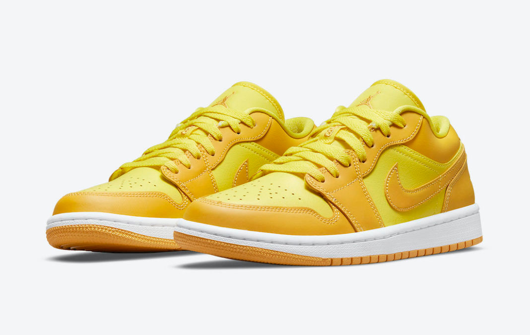 Air jordan 1 low yellow strike Clearance