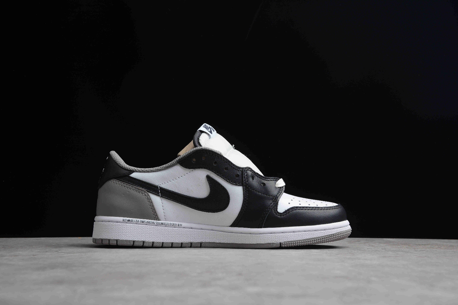AcmShops jordan cp3 xi black ice Fragment x Travis Scott x Air Jordan 1 Low OG TS SP Grey Black White DM7866 010 Air Jordan I Low