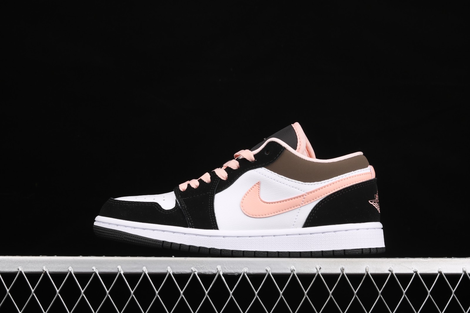 Peach and black jordan 1 low clearance