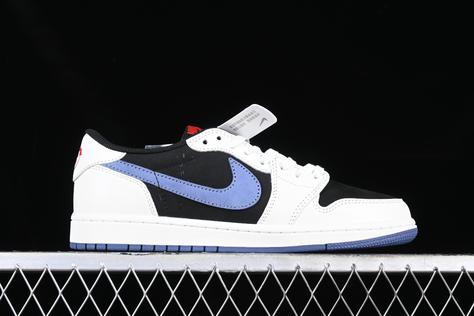 Jordan 1 black blue and red online