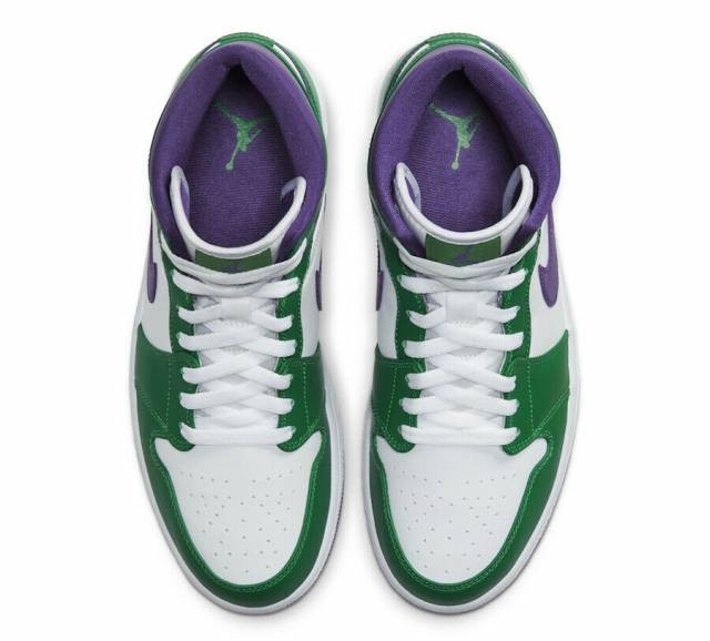 StclaircomoShops green and purple jordan 1 - Air Jordan 1 Mid Gs Hulk Purple White Verde