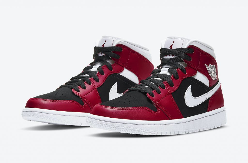 Air Jordan 1 Mid Gym Red White Black 