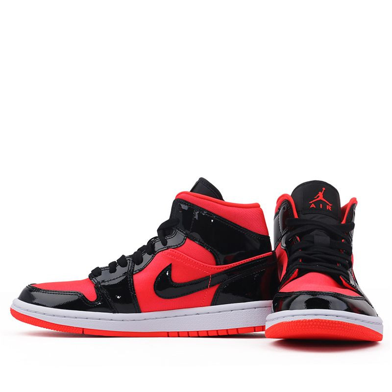 bright crimson black jordan 1