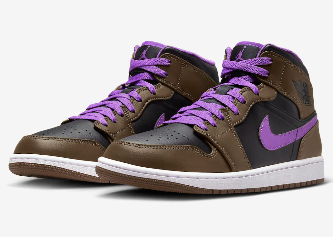 CdsprovidenciaShops 215 Air Match Jordan 1 Mid Roxo Mocha