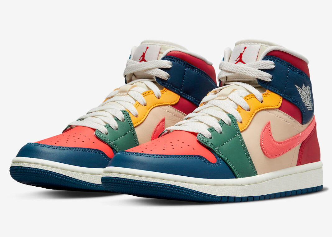 Jordan 1 red blue green clearance