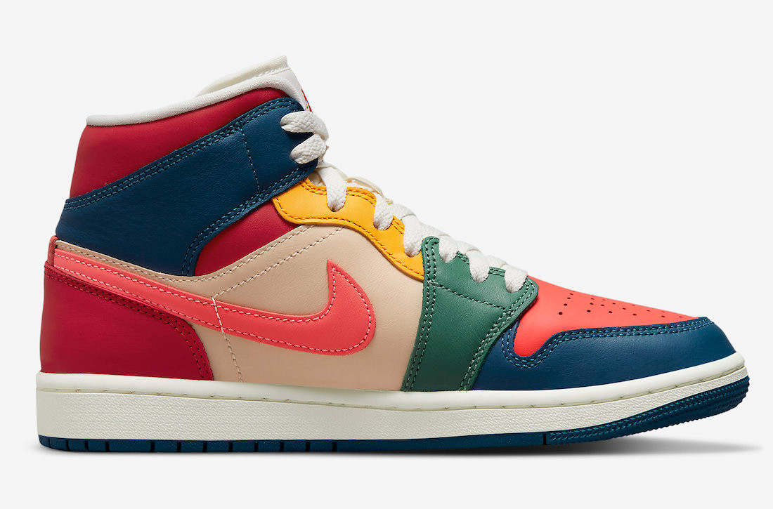 Jordan 1 red blue green clearance