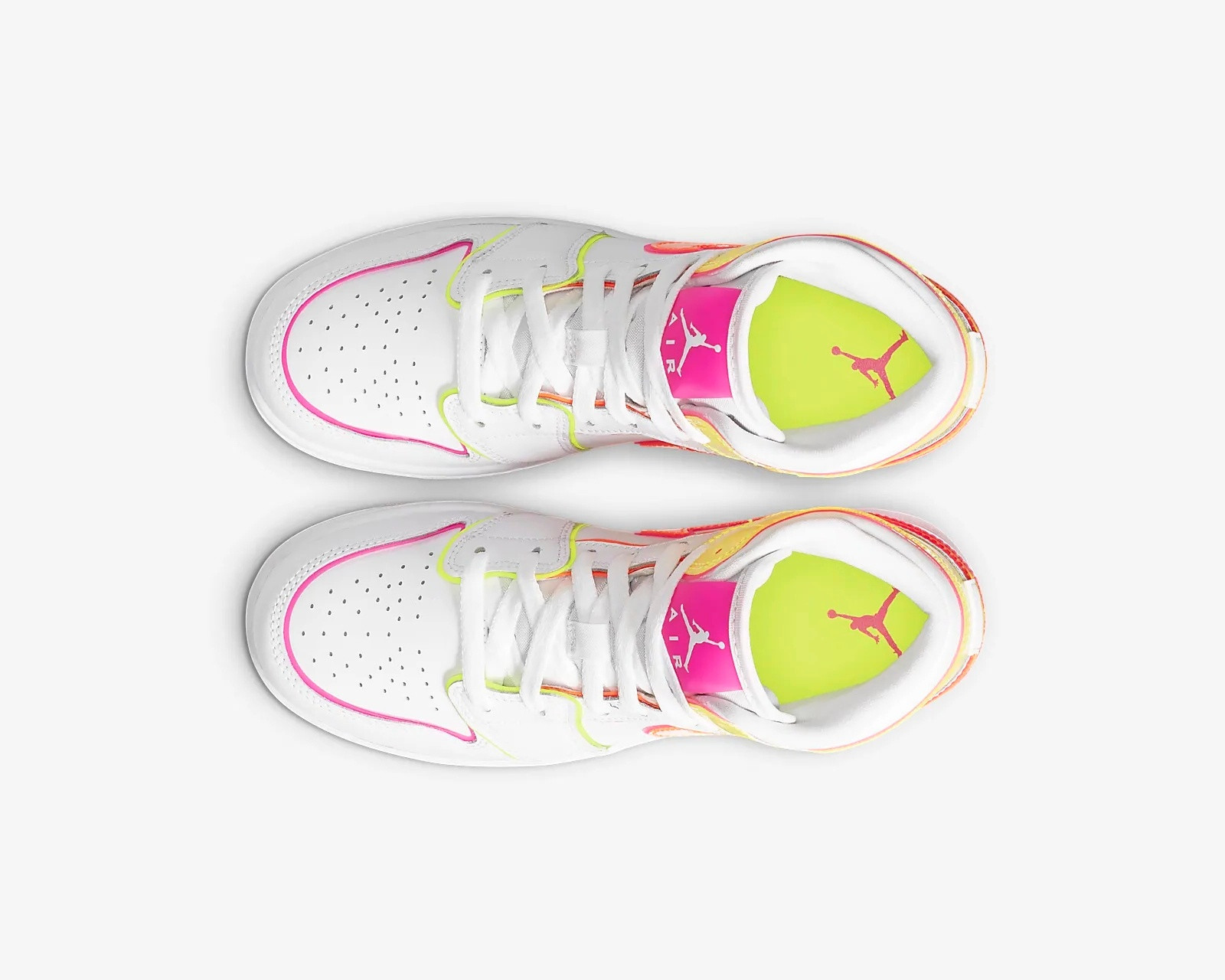 jordan 1 mid edge glow women's