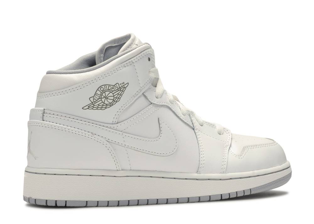 112 - Air Jordan 1 Mids White Wolf Grey 
