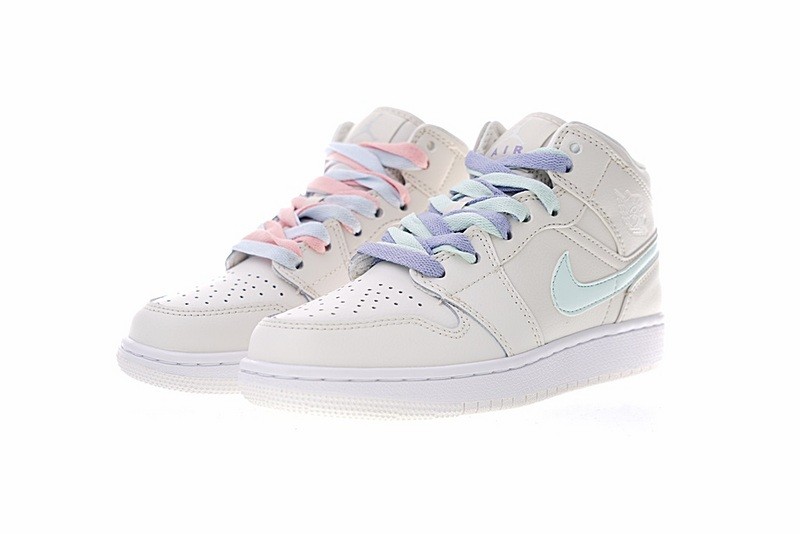 Nike air jordan 1 mid gg multi color on sale swoosh