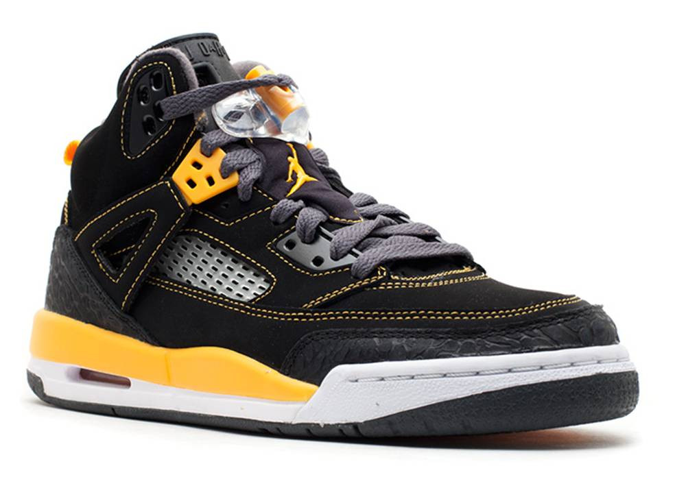 StclaircomoShops - Air Jordan Spiz Ike Gs Black Gold Grey Dark 人気商品再入荷 27.5cm navy midnight 1 JORDAN AIR NIKE スニーカー