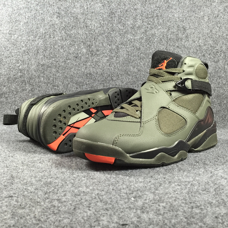 Nike Air Jordan 8 Retro VIII Take Flight Undefeated Sequoia