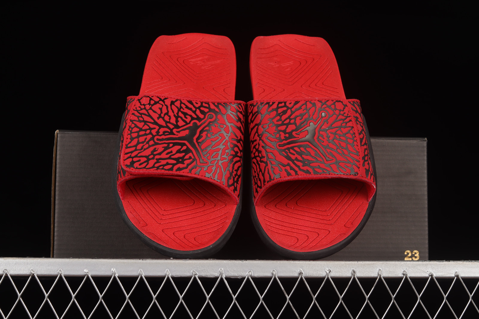 Air Jordan Hydro 7 V2 Slide Black Gym 