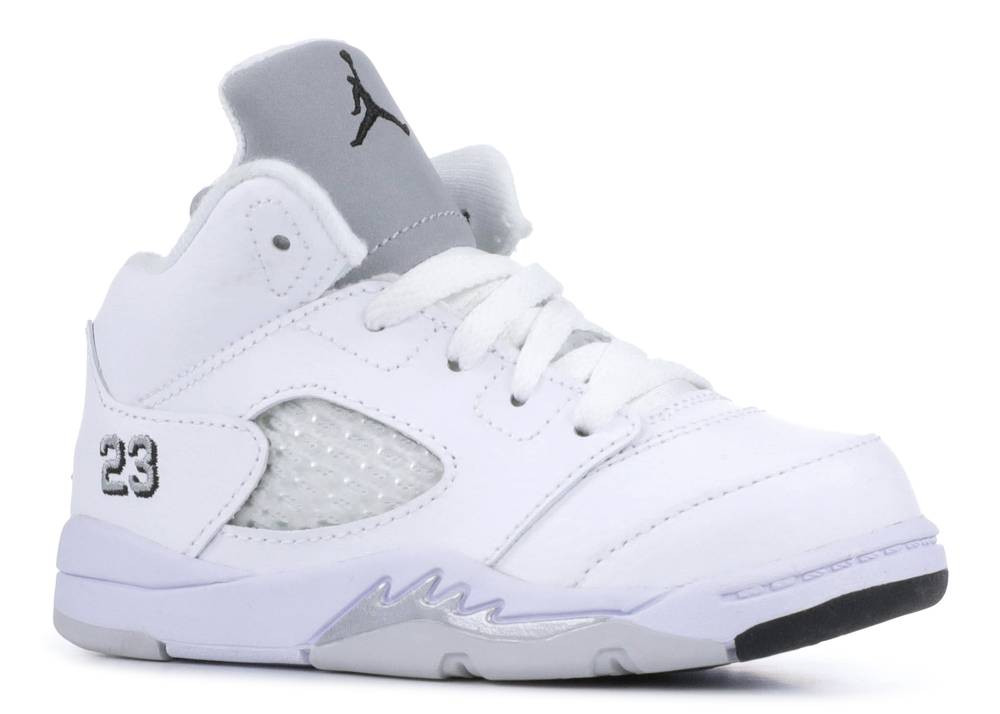 Air NEW jordan Retro Td Bianche Metallico Argento 440890 Air