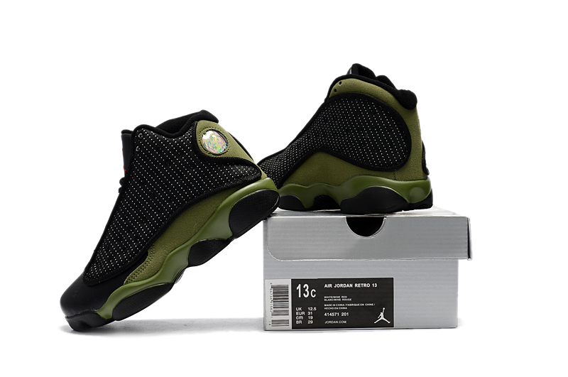 Jordan 13 army green clearance