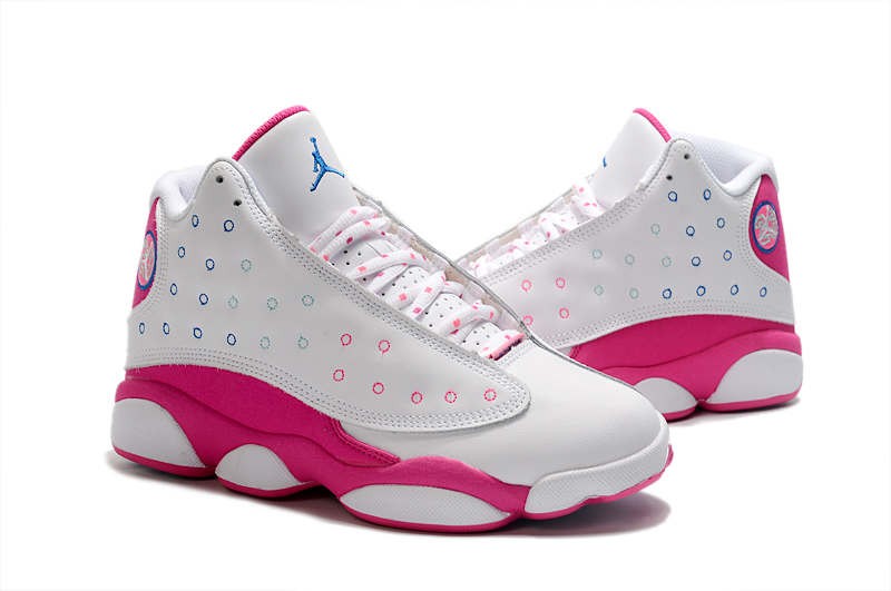106 Nike Air Jordan 13 XIII White Pink Blue AJ13 Retro Basketball Shoes 439358 GmarShops Jordan 9 University Gold Shirt Gold Tupac Travis Scott x Jordan 6 Olive Hoodie Sneaker Heist