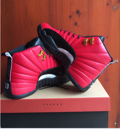 Nike Air Jordan XII 12 Retro red black 