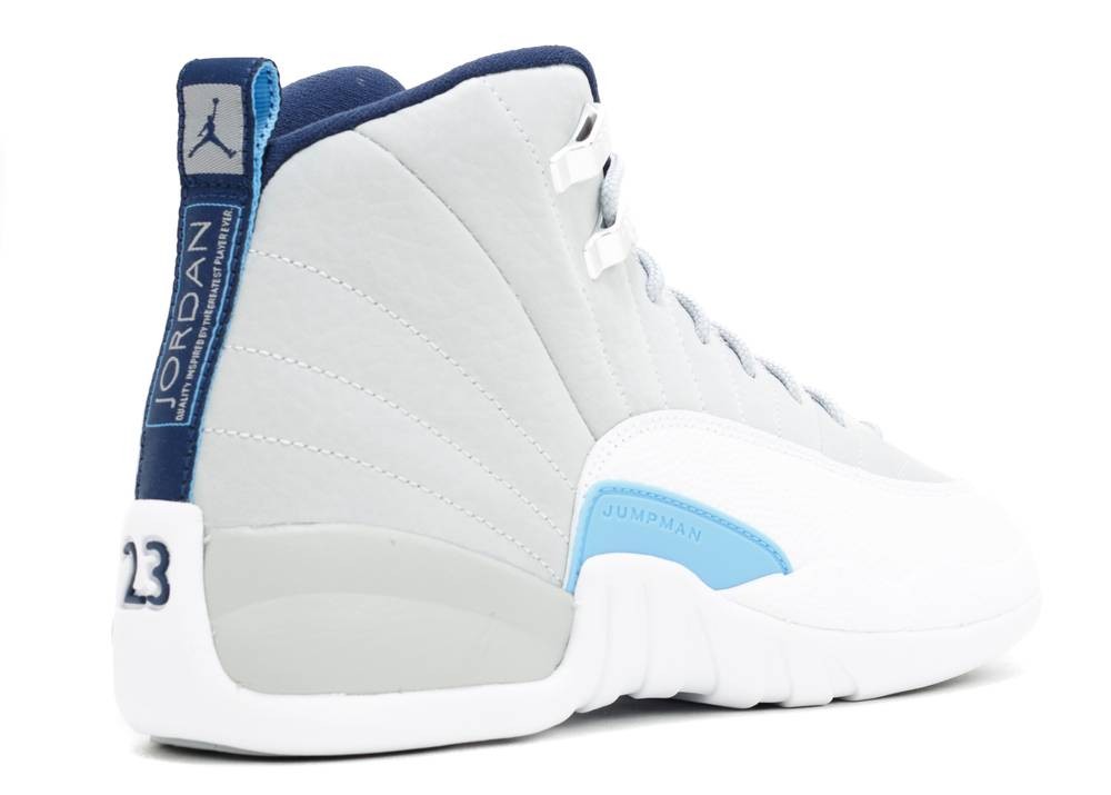 Air jordan 12 retro bg university blue sales