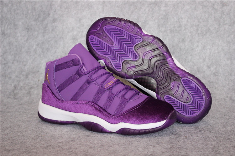 Lectura cuidadosa Kenia cáncer Ariss-euShops - Nike Air Jordan 11 XI Retro Heiress Velvet Purple Unisex  Shoes 852625 - a taste of the Air Jordan VII Raptors