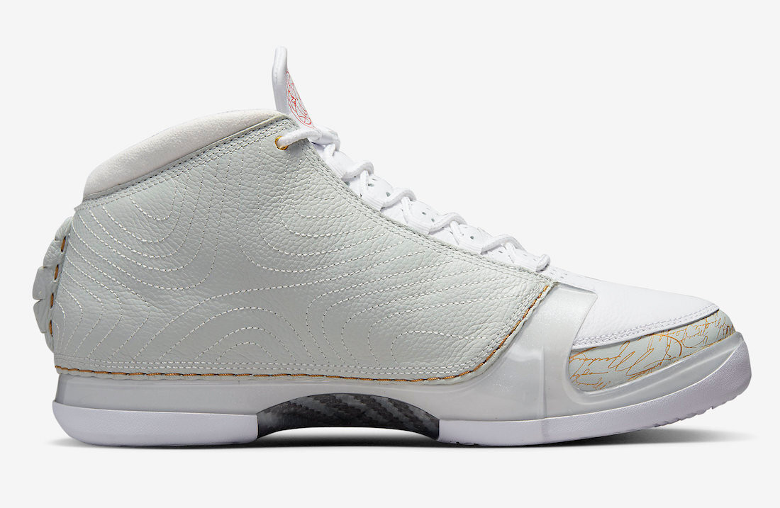 Air Jordan XXIII 23 HIGH Air Jordan 23 Retro CNY Year of the Rabbit Light Silver Challenge Red Metallic Gold FB8947 GmarShops 001 nike air jordan 1 mid light smoke grey