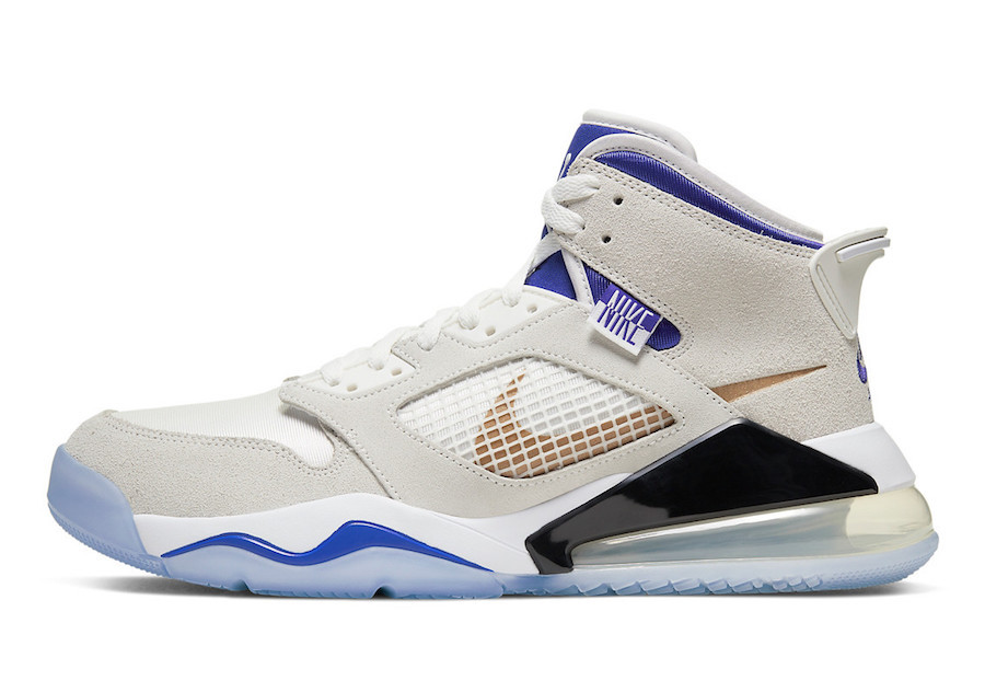 Женские кроссовки nike air jordan 1 mid se sail light blue - 100 -  RvceShops - Air Jordan Mars 270 Dream Team Ad Concord Summit White Metallic  Gold CV3046