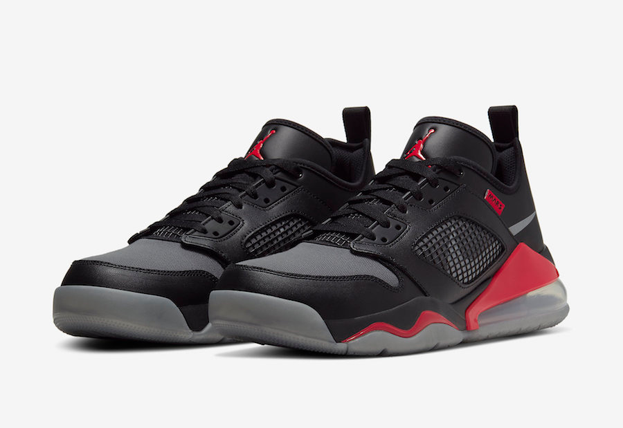 Low Bred Black Red Mens Shoes CK1196 
