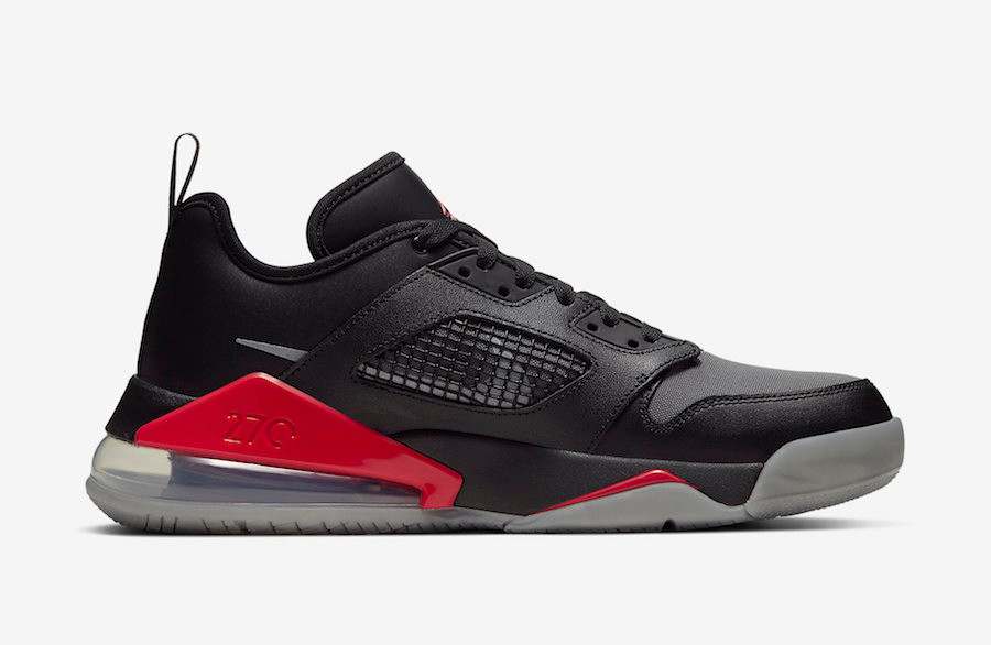 001 - StclaircomoShops - Air Jordan Mars 270 Low Bred Black Red Mens Shoes  CK1196 - Air Jordan 37 Bordeaux Shirts