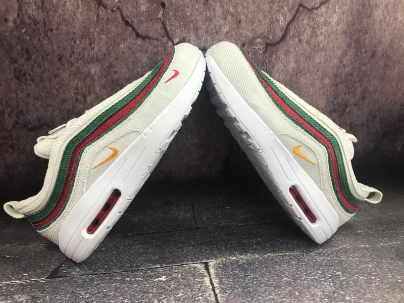 Nike Air Max 1 97 VF SW Seanwotherspoon White Green Red AJ4219 - RvceShops  - 163 - Nike ACG Lowcate Herenschoenen Grijs