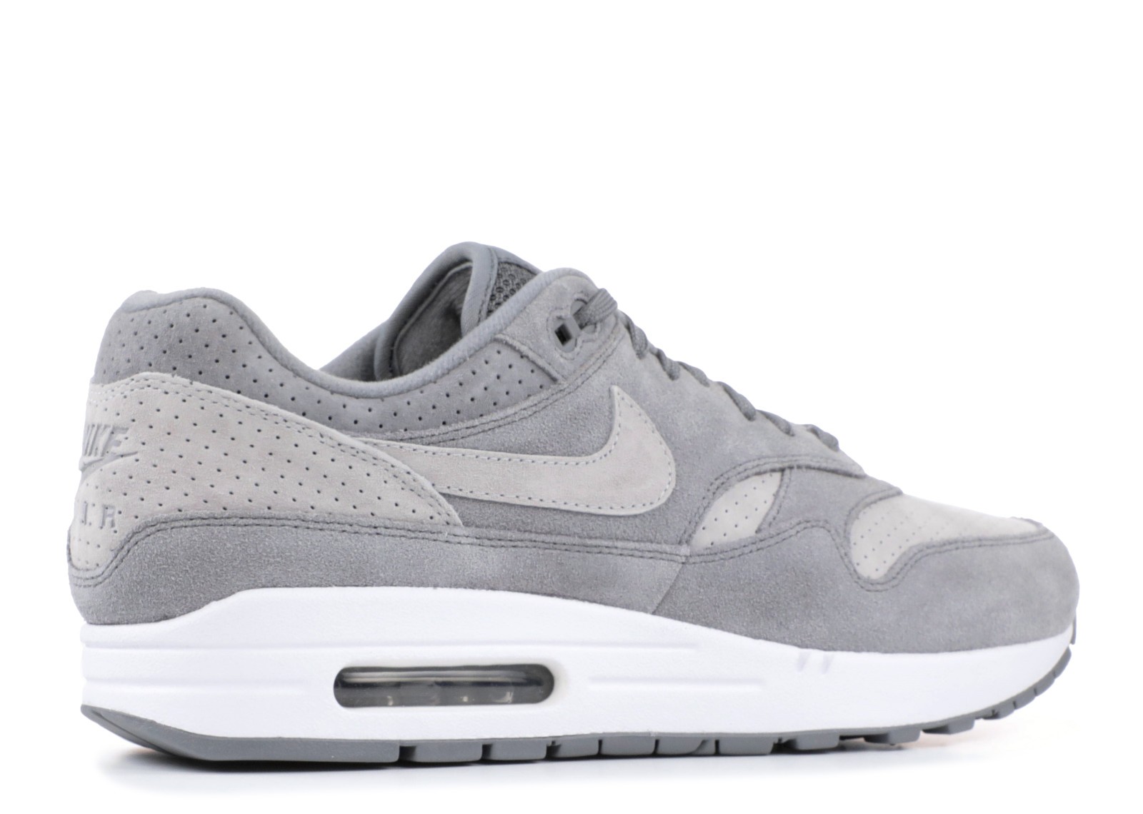 Nike Air Max 1 Premium White Wolf Grey Cool 875844 - reigning champ nike  low dunk shoes - 005 - StclaircomoShops