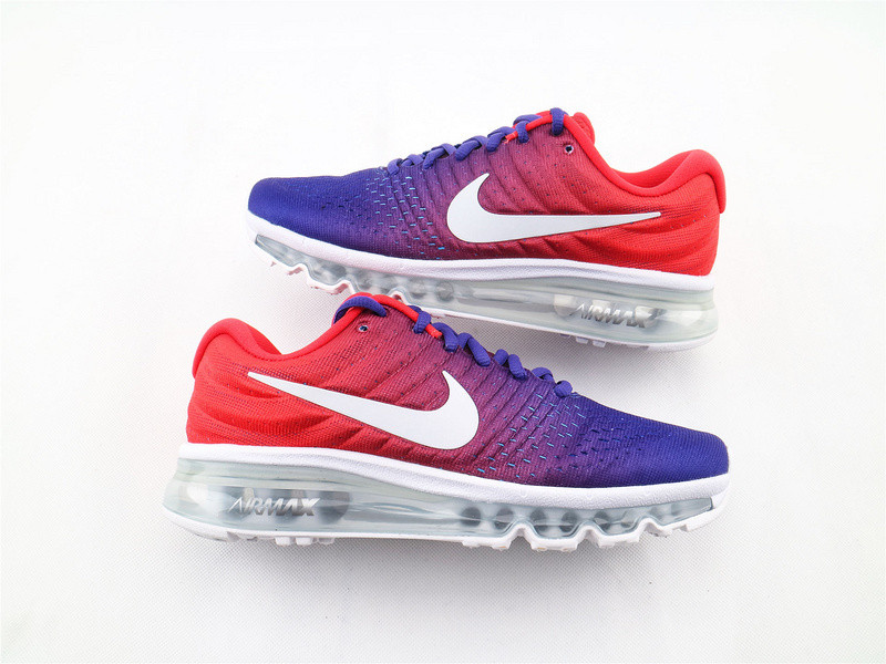 TransparenciaShops - 991 - Nike Air Max 2017 ID Blue Red White Prevalent  Shoes 918092 - nike mercurial veloce 3 neon green color blue