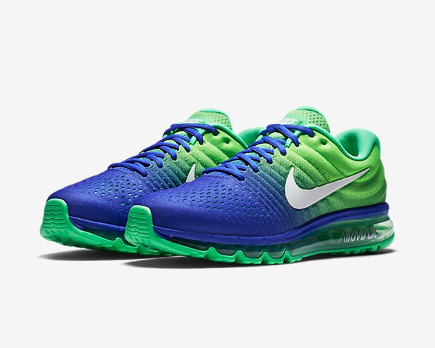 Nike air max 2017 green blue