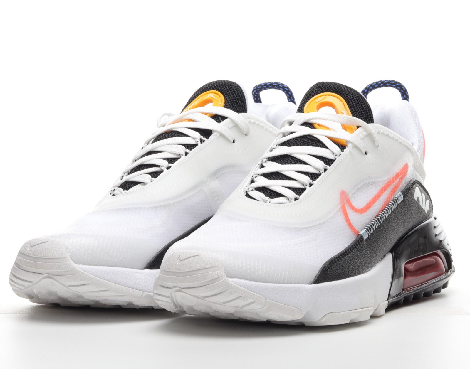 Nike air max top 2090 wit zwart