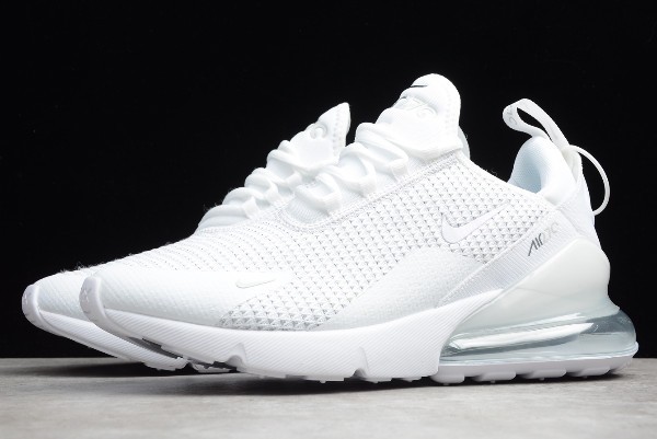 solid white nike air max 270