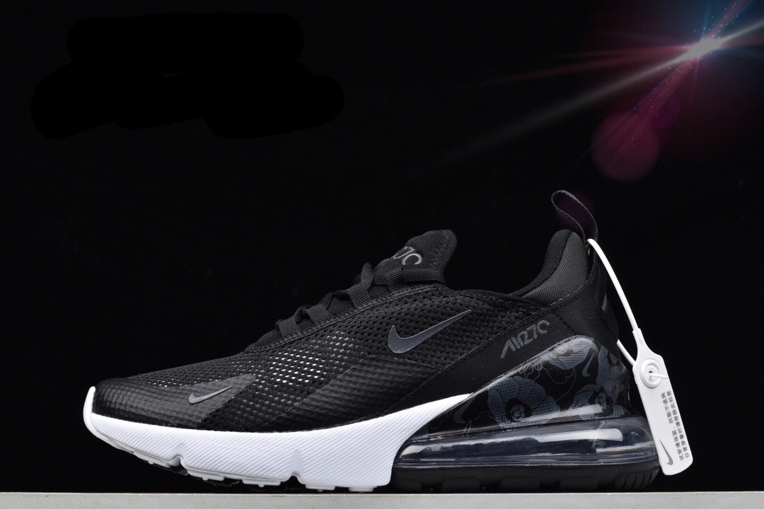 Nike Air Max 270 Flyknit Black White 