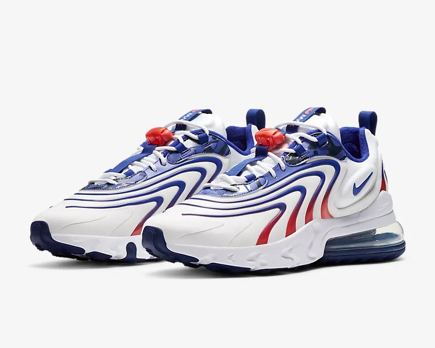 Nike Air Force 1 Low De Lo Mio GmarShops Nike Air Max 270 React ENG USA White Ember Glow Concord DA1512 100 Air Max 270