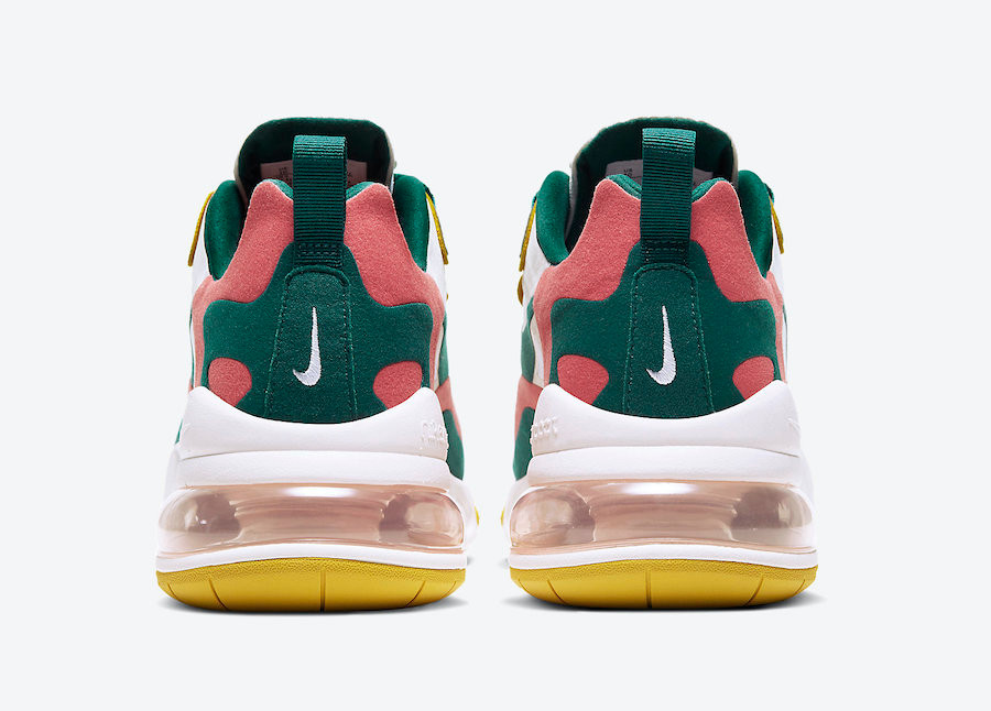 Nike 270 store react amarillos