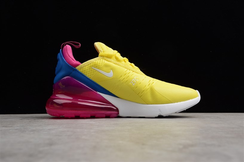 Nike 270 yellow blue cheap