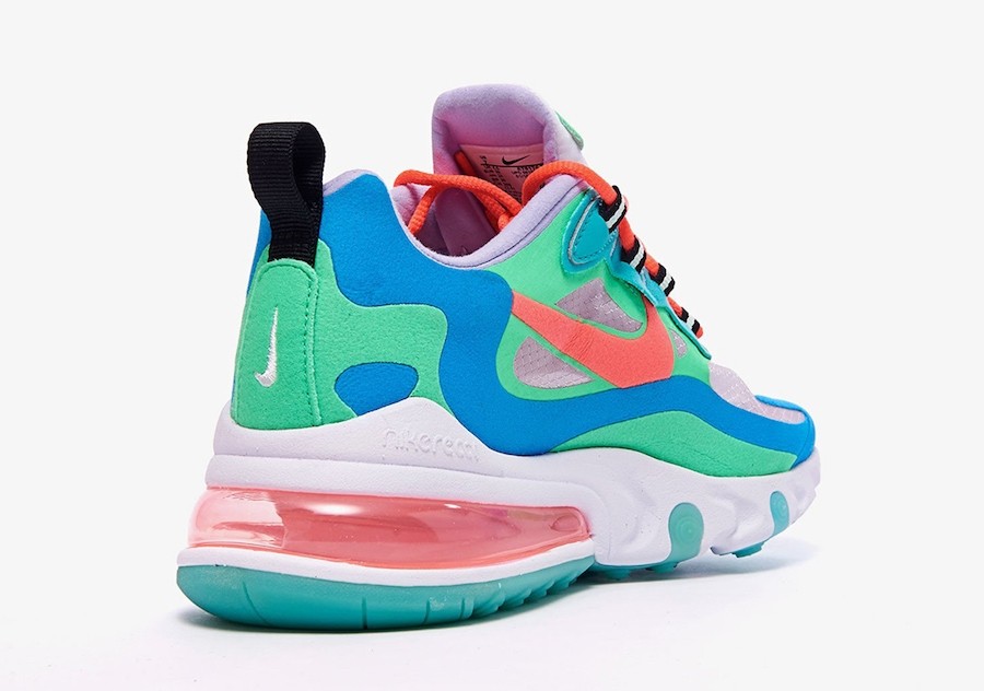 300 Nike Womens Air Max foamposite 270 React Electro Green Flash